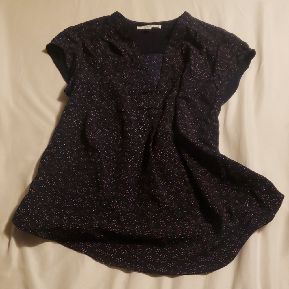 Cap sleeve blouse